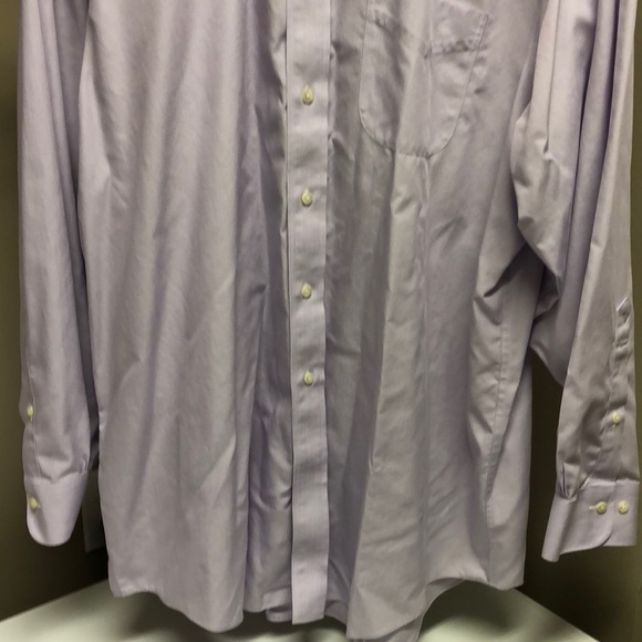 Brooks Brothers 17.5 34/35 purple button up - Picture 2 of 5